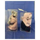 2 pcs. 2 each Ty Beanie Babies