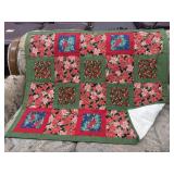 Hand Tied Christmas Quilt