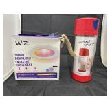 Project Pantry canister & Wiz Smart Down Light