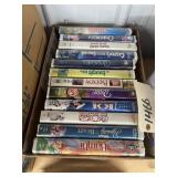 Box of Disney VHS Movies