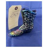Fenton Carnival Glass Boot