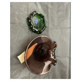 2 Glass Ash Trays