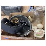 Trinket Dishes, ring Holders, glass canister