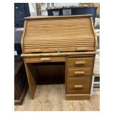 Rolltop Desk 24"L x 21" W x 49" H
