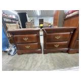 2 night stands 24" L x 15" W x 23" H