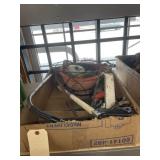 Hard Hat, Hand Saw, Grabber, Corded Drill