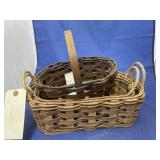3 pcs. Woven baskets