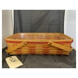 Longaberger basket w/ plastic liner