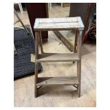 2 Step Wooden Step Stool