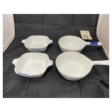 4 pcs. Corningware