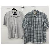 2 pcs. Of mens button front shirts sz. 2XL