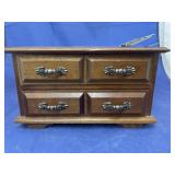 Small Wooden Jewelry Chest