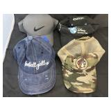 4 asstd. Ball caps