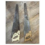 2 Vintage Handsaws