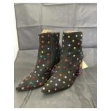 Pair of jeweled boots sz. 6