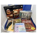 Box of asstd. Books, cookbooks, crochet & more