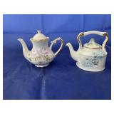 2 pcs. 2 mini teapots dï¿½cor