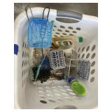 Laundry Basket w/ plastic storage container