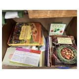 Box of asstd. Cook books