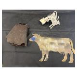3 Pcs - Cow Bell - Night Light - Wall Hanging