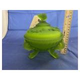 Footed Candy Dish w/lid