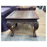 Wood Side Table 28"x23"