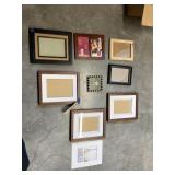 Pile of asstd. Picture frames