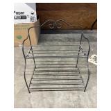 Longaberger Foundry Wrought Iron Bakers Rack