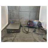 Timex Digital Alarm Clock & mini Sentry Safe