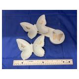 3 pcs. Ceramic Trinket Box & 2 Trinket Dishes