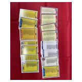 LOT OF EARLY 80S FLEER UNMARKED CHECKLIST CARDS