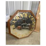 Framed Wall Mirror 40"x40"