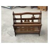 Wooden Magazine Rack