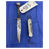 Fish Scale & Original Bowie Knife