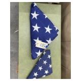 2 - Folded American Flags
