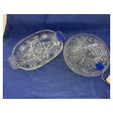2 - Glass Divided Dishes