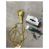 Hedge Trimmers & Hanging Shop Light