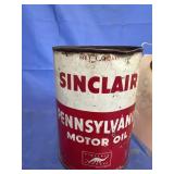 Sinclair Penn Motor Oil Tin