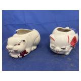 2 Pcs - Pig Planters