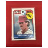 1989 TOPPS/CAPN CRUNCH HOF MIKE SCHMIDT CARD