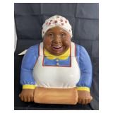 Clay Art Baking Time Hand Painted Cookie Jar