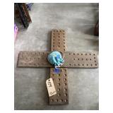 Wooden Game Board w/Marbles