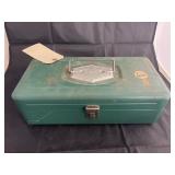 Victor Metal Fishing Box w/Contents