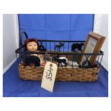 Metal Basket w/Pic Frame - Galileo Thermometer