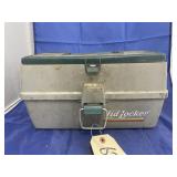 Plastic Fishing Tackle Box w/Tackle
