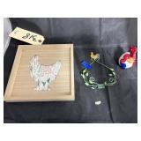 3 Pcs - Rooster Wall Dï¿½cor & Hanging Dï¿½cor