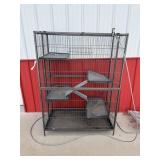 Metal Animal Cage 40"L x 23"W x 54"H
