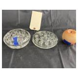 3 Pcs - Flower Frogs & Apple Paperweight