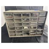 Metal Nut/Bolt Organizer - missing 2 drawers