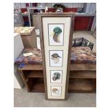 Framed Duck Studies #1 by Terry Burleson 42"H